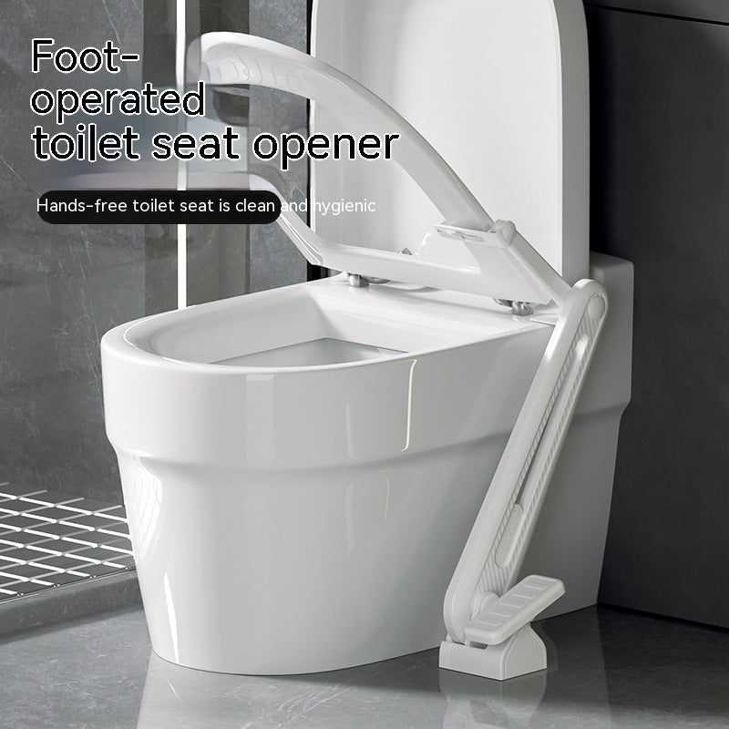 Pedal Toilet Cover Lifter Avoid Bending Non-Dirty Hand Lift the Lid Device