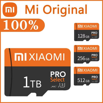 Original Xiaomi 2TB Micro TF SD Card Memory Card TF/SD 128GB 256GB 512GB 1TB Mini Memory Card Class 10 for Camera/Phone 2025 NEW